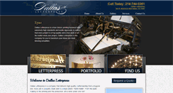 Desktop Screenshot of dallasletterpress.net